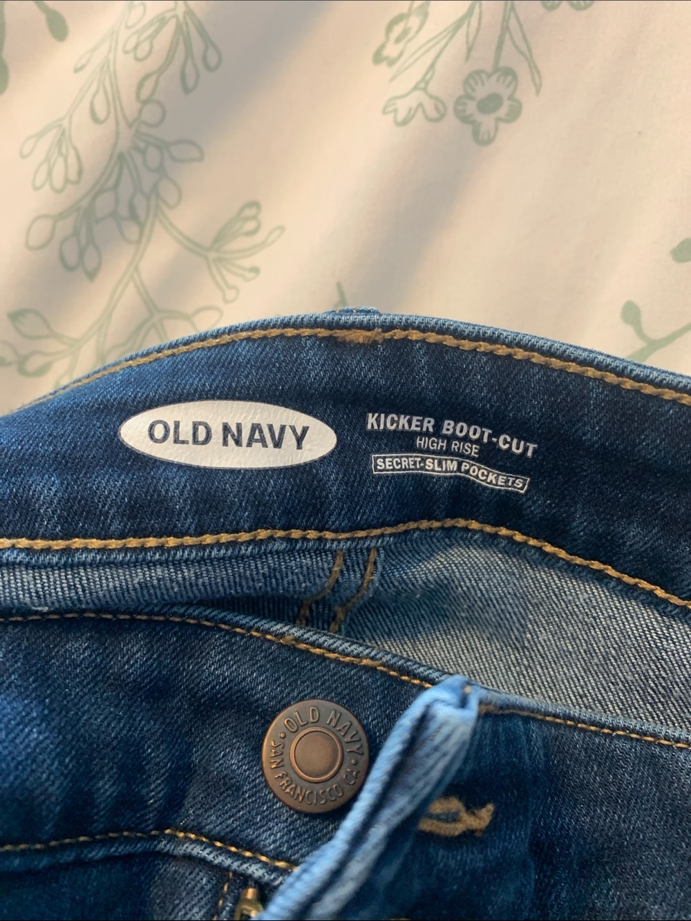 3PR Old Navy Jeans Size 18 Sweetheart Bootcut Kicker Bootcut Super Skinny - Picture 3 of 4